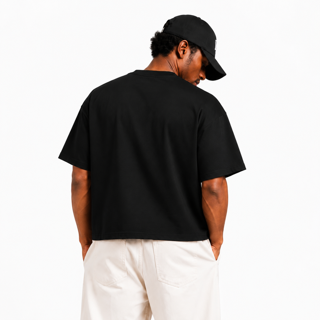 Classic Black Boxy Fit T-Shirt
