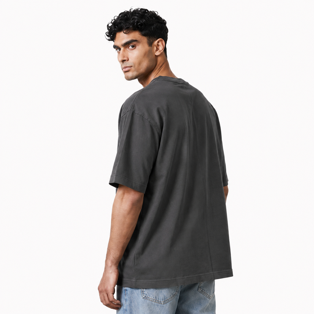 Classic Iron Gray Oversized T-Shirt