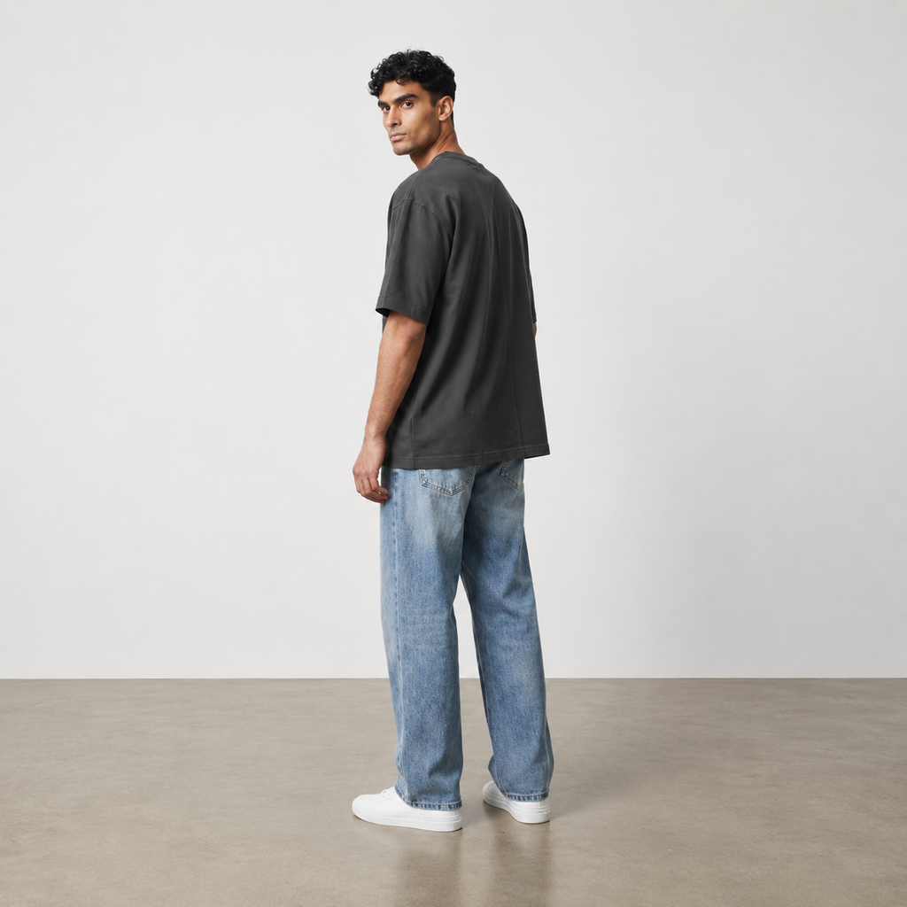 Classic Iron Gray Oversized T-Shirt