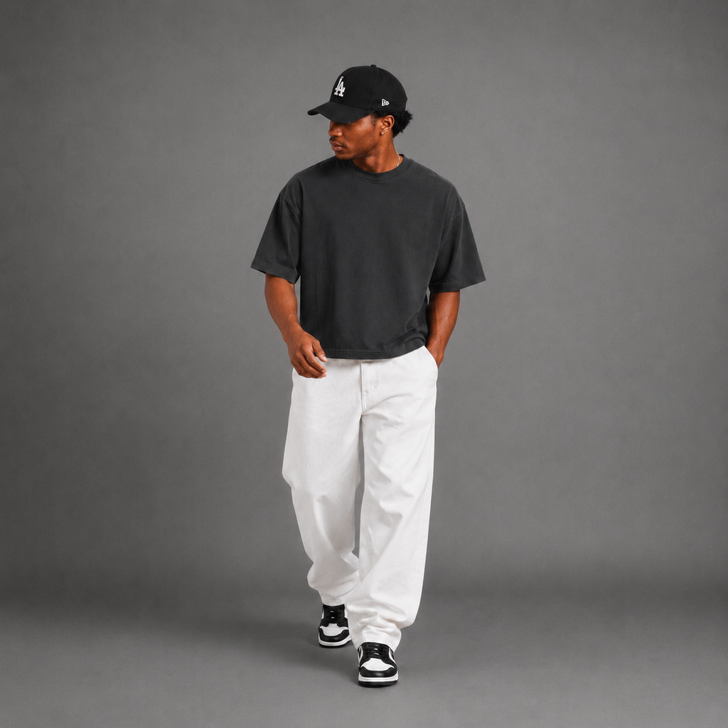 Classic Iron Gray Boxy Fit T-Shirt