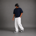Classic Navy Blue Boxy Fit T-Shirt