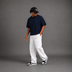 Classic Navy Blue Boxy Fit T-Shirt