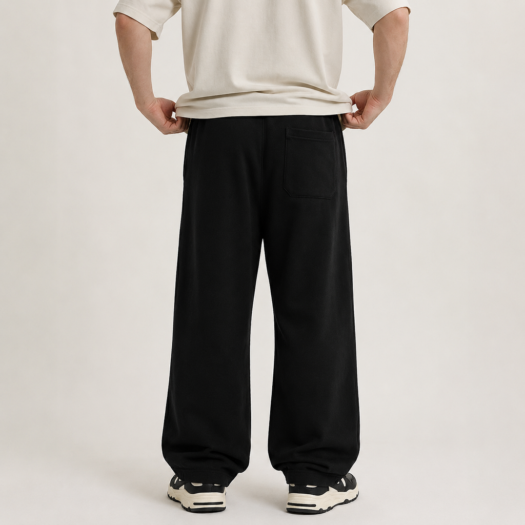 Black Wide Leg Sweatpants