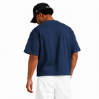 Classic Navy Blue Boxy Fit T-Shirt