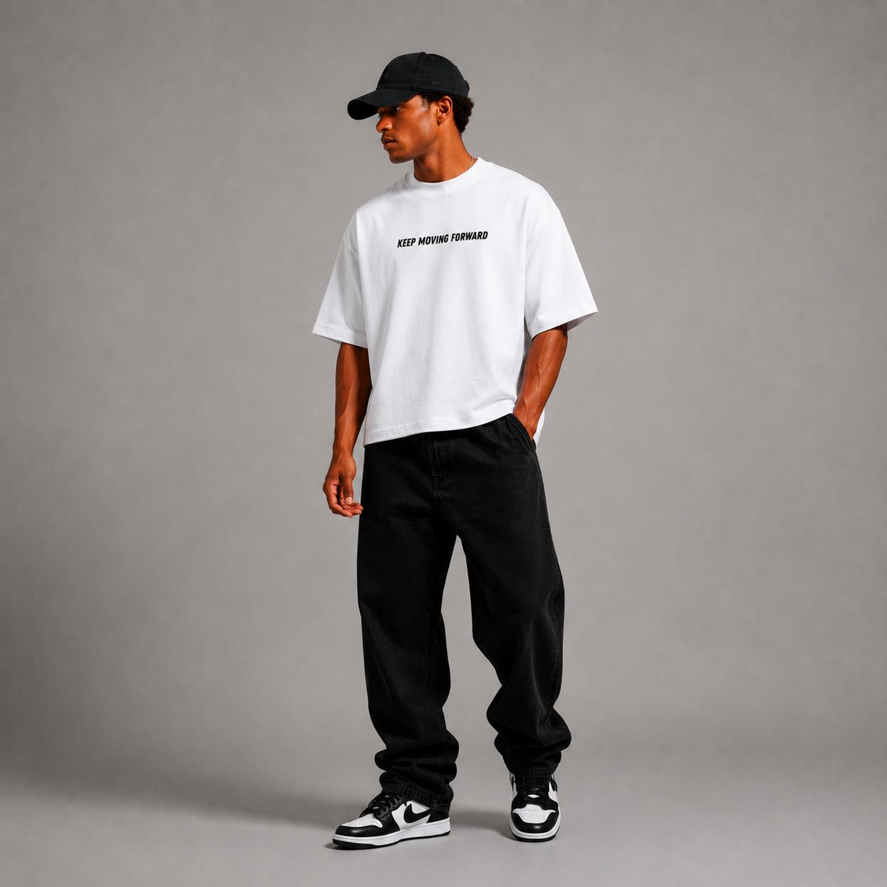 Keep Moving Forward Boxy Fit T-Shirts