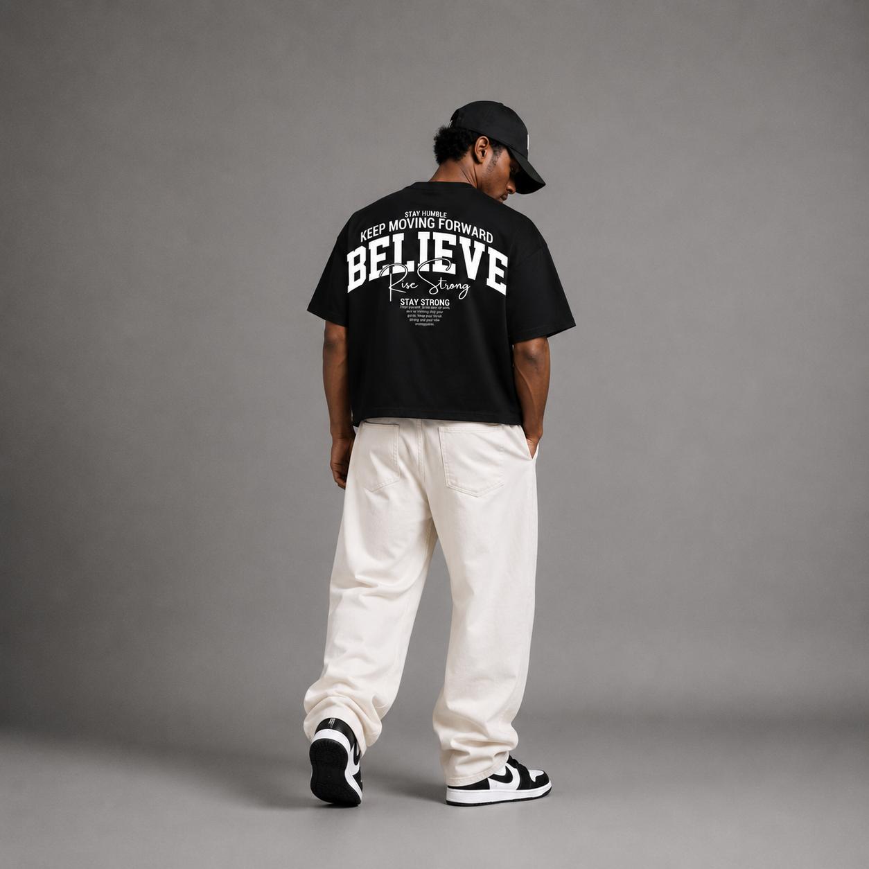 Keep Moving Forward Boxy Fit T-Shirts