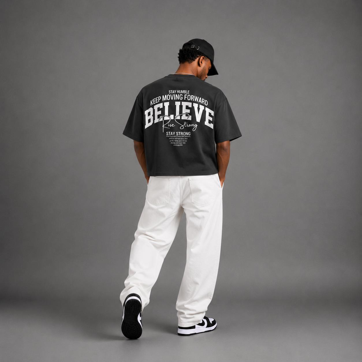 Keep Moving Forward Boxy Fit T-Shirts