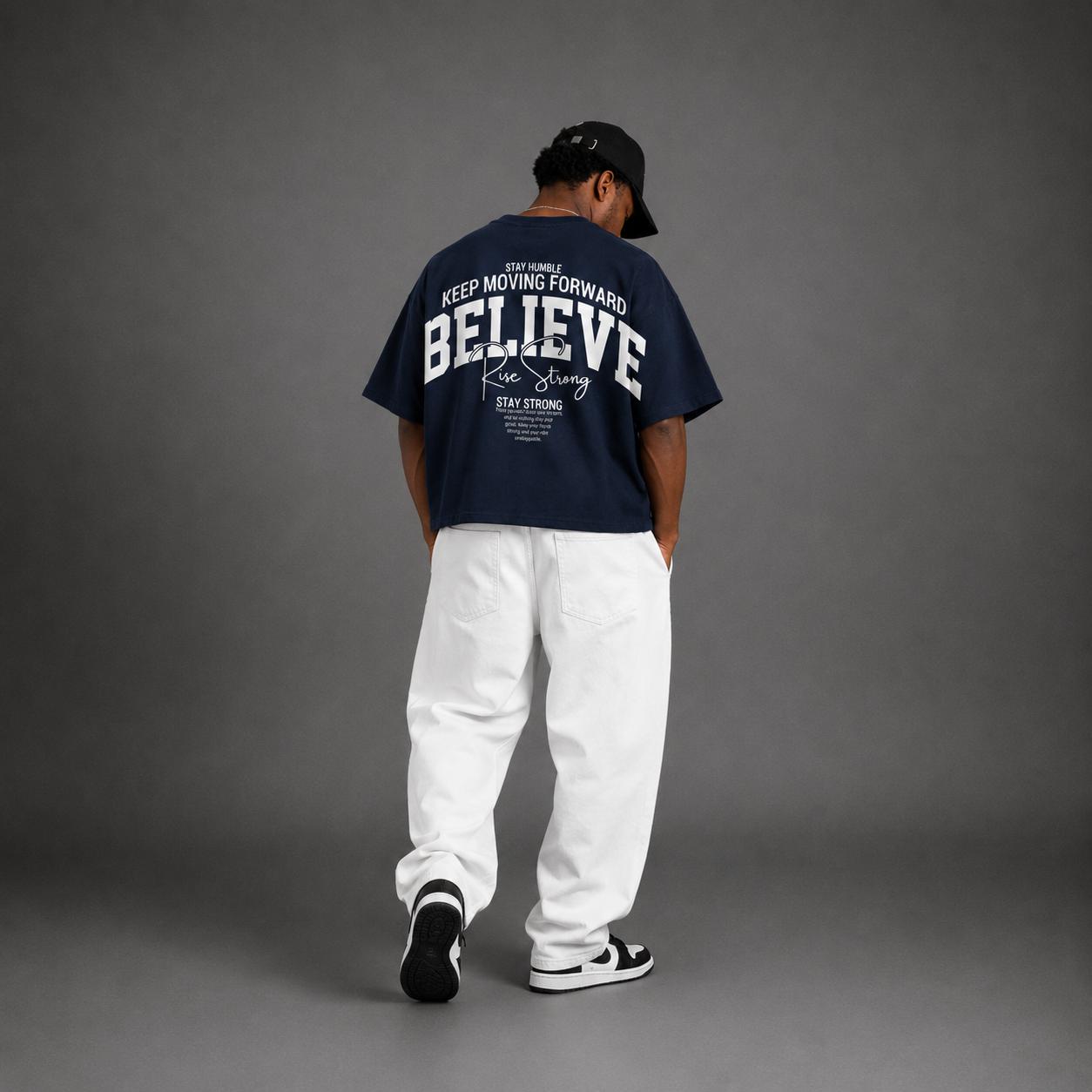Keep Moving Forward Boxy Fit T-Shirts