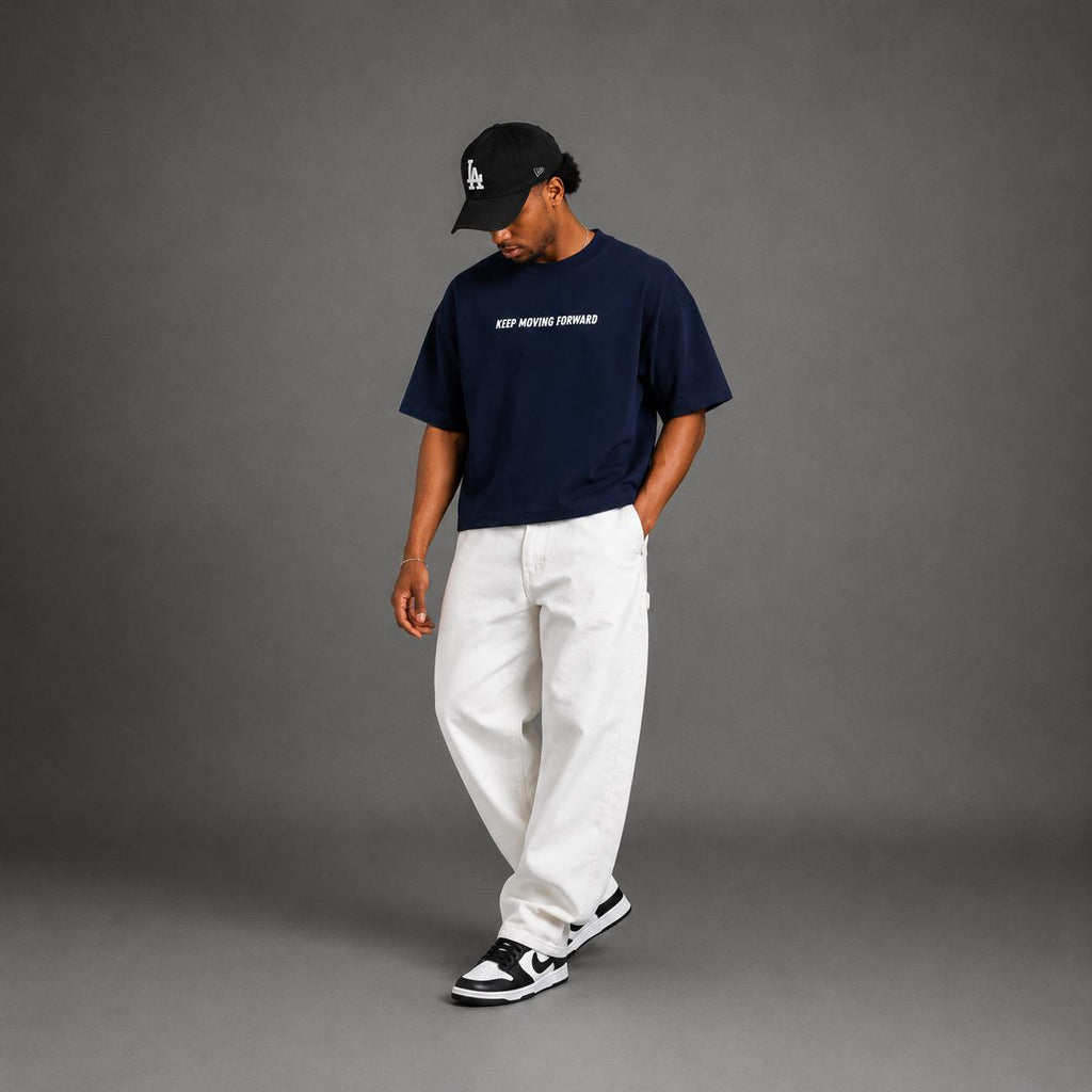 Keep Moving Forward Boxy Fit T-Shirts