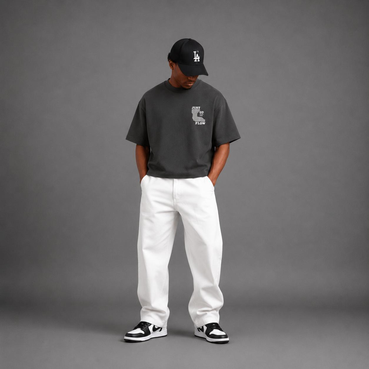 Just Go With The Flow Boxy Fit T-Shirts