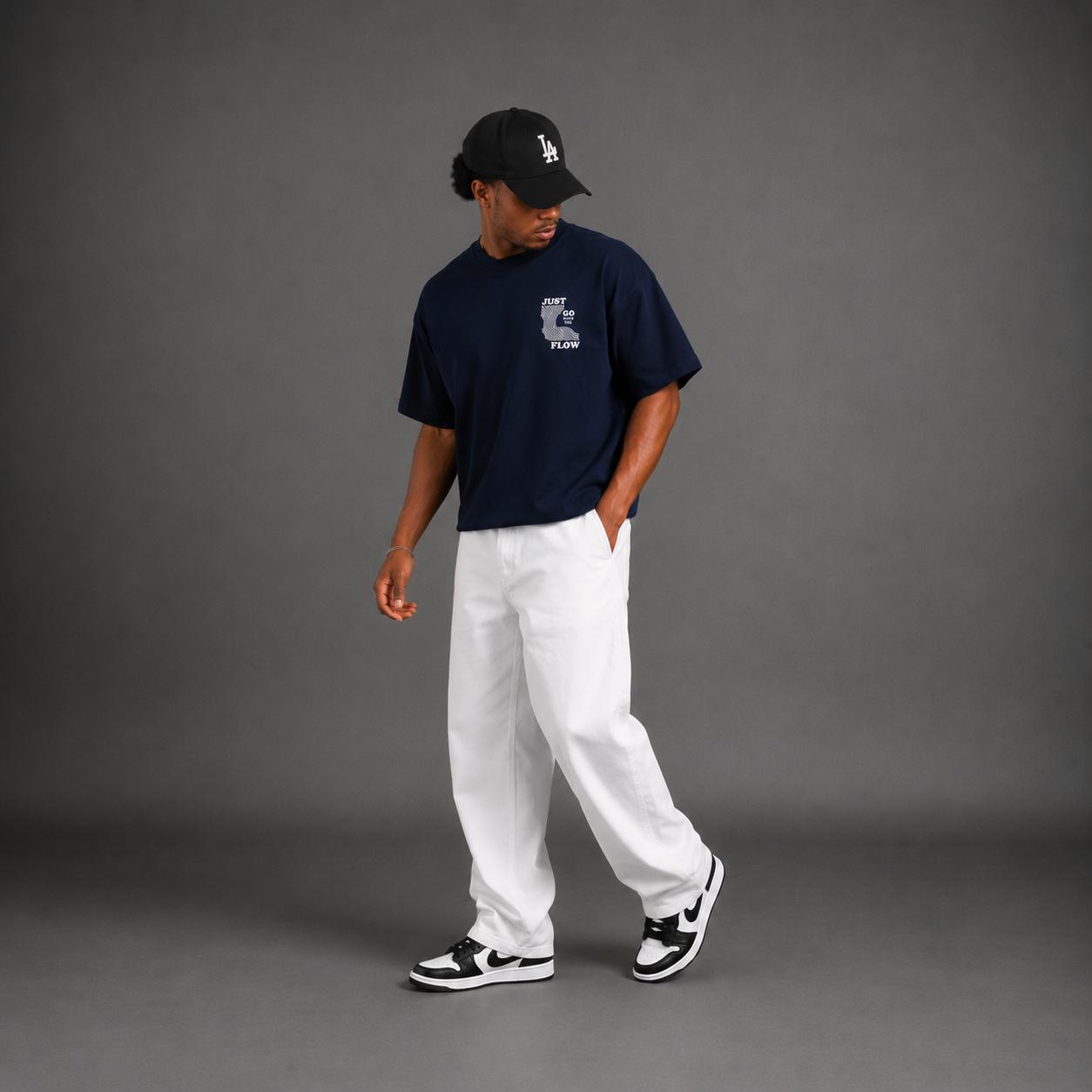 Just Go With The Flow Boxy Fit T-Shirts