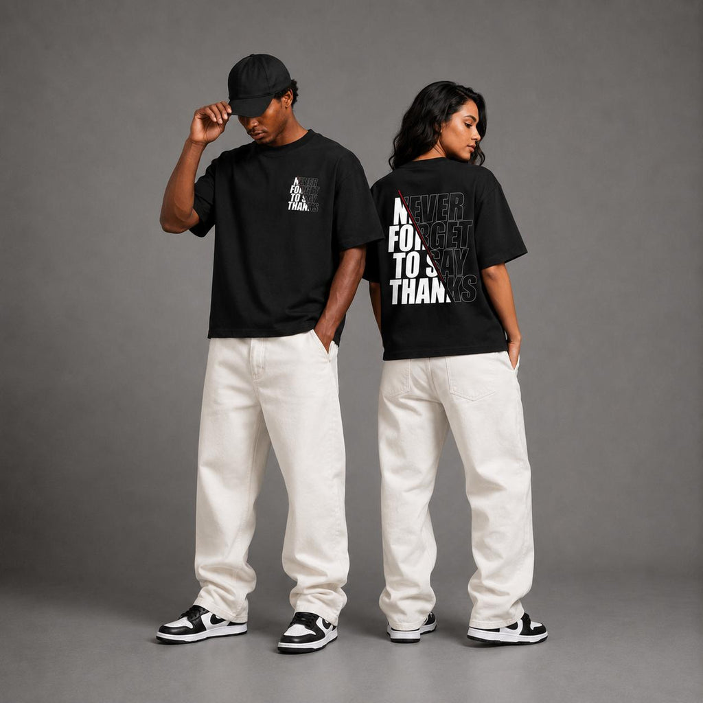 Never Forget To Say Thanks Boxy Fit T-Shirts