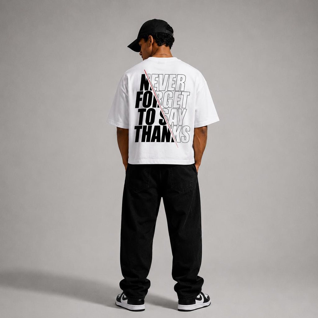 Never Forget To Say Thanks Boxy Fit T-Shirts