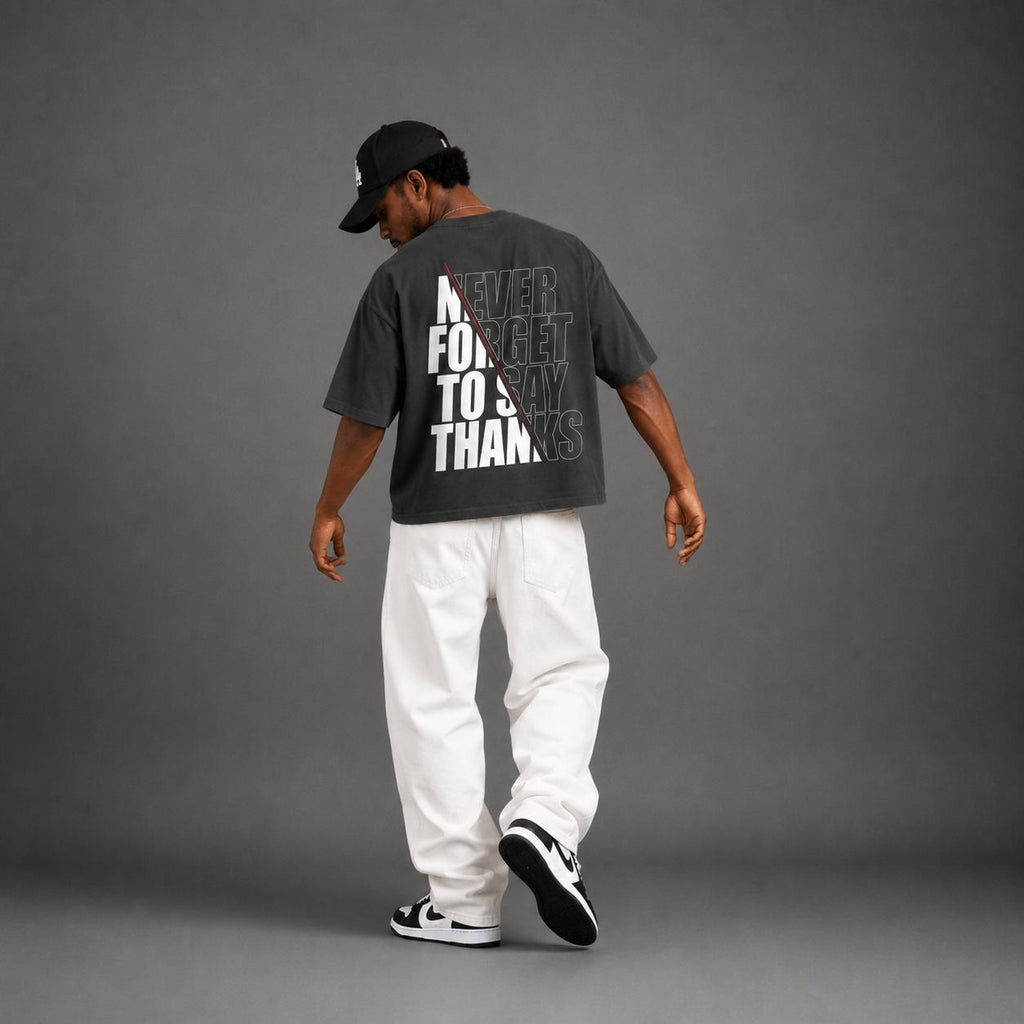 Never Forget To Say Thanks Boxy Fit T-Shirts