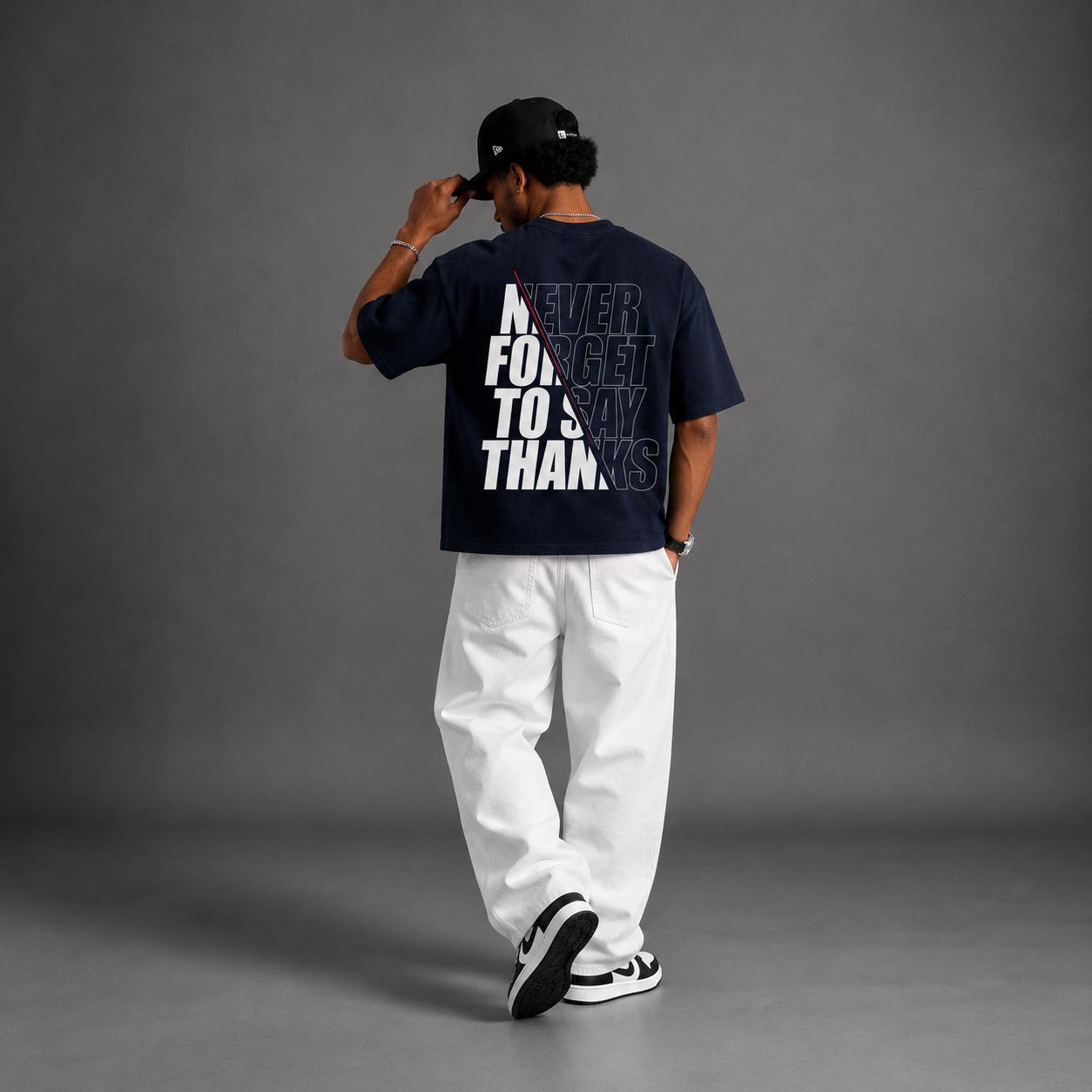 Never Forget To Say Thanks Boxy Fit T-Shirts